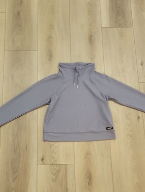 Calvin Klein Performance Lavender Pullover Funnel Neck Sweatshirt